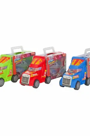 Turbo Racers Vrachtwagen met Raceauto's, 3dlg. Meest Verkocht