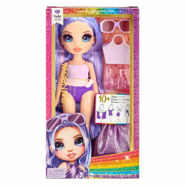 Must-Have Rainbow High Swim & Style Pop - Violet