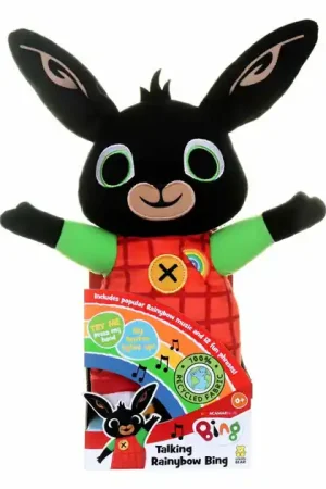 Veilige Betaling Pratende Rainbow Bing Knuffel