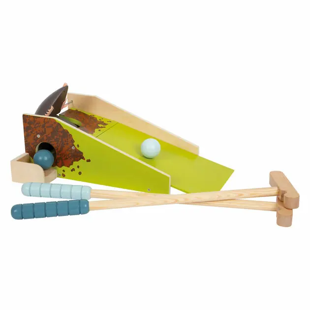 Small Foot - Houten Minigolfset Mol voor Kinderen Snelle Levering