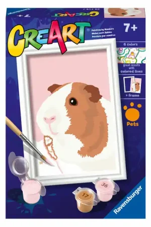 Aanbieding Ravensburger CreArt Schilderen op Nummer - Cavia