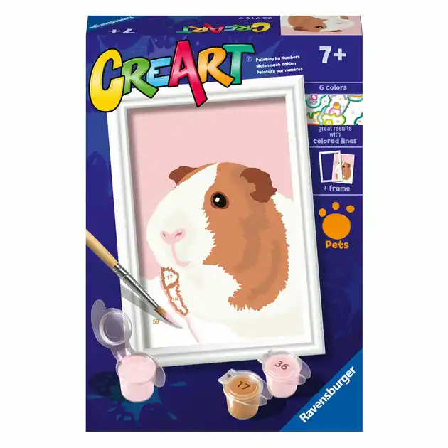 Aanbieding Ravensburger CreArt Schilderen op Nummer - Cavia