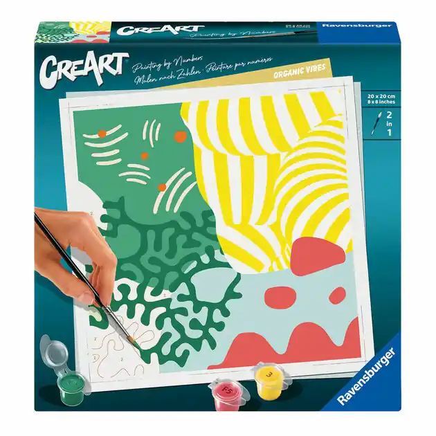 Merkproduct Ravensburger CreArt Schilderen op Nummer - Organische Sferen