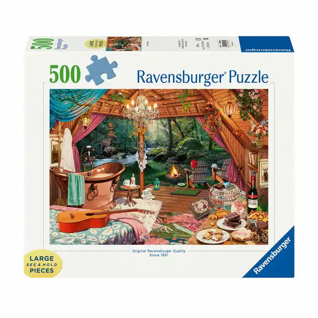 Nieuw Ravensburger Legpuzzel Gezellig Kamperen, 500st.