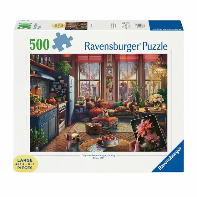 Alleen Vandaag Ravensburger Legpuzzel Gezellige Boho Studio, 500st.