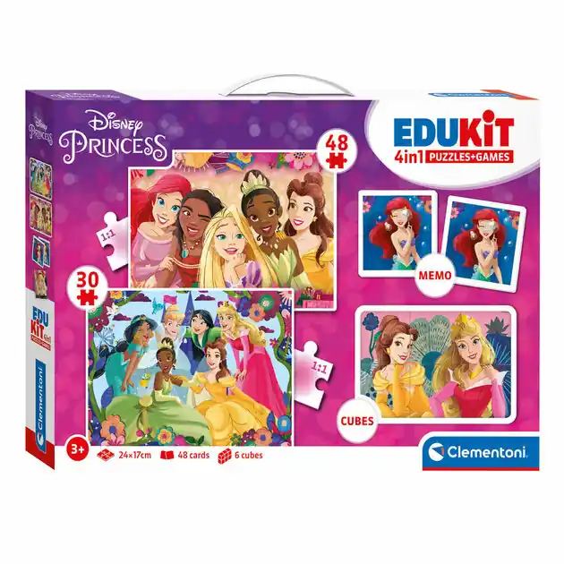 Clementoni Edukit 4in1 Disney Princess Beperkte Voorraad