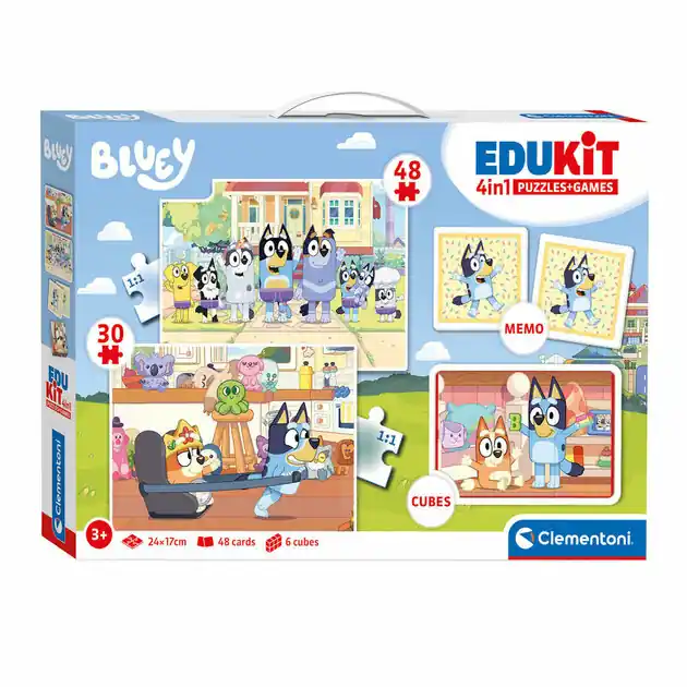 Clementoni Edukit 4in1 Bluey Superprijs