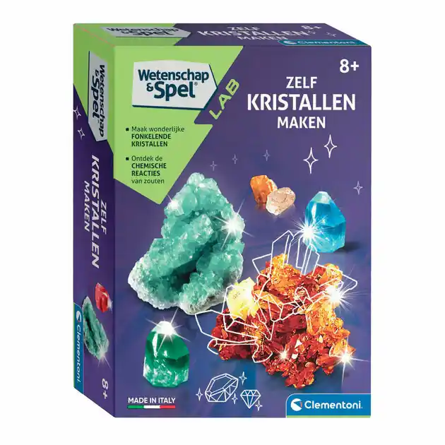 Gereduceerde Prijs Clementoni Wetenschap en Spel - Zelf Kristallen Maken