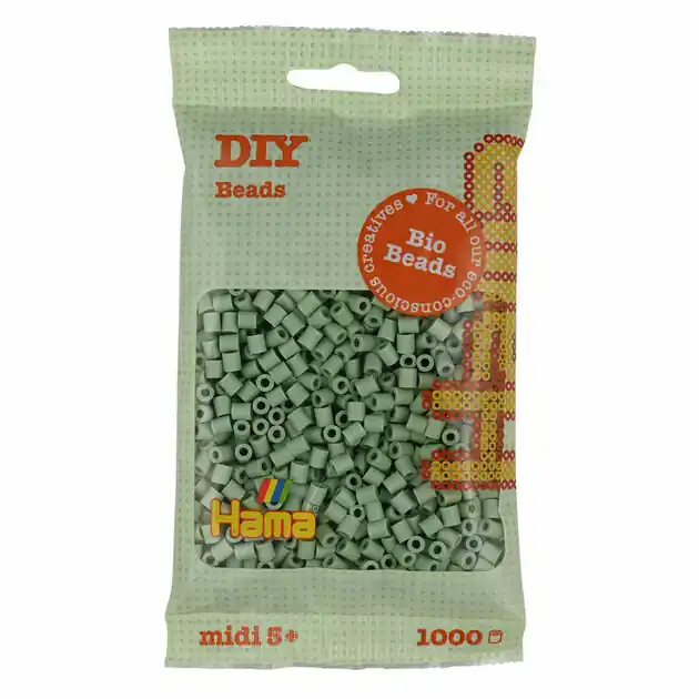 Koopje Hama Midi Bio Strijkkralen - Eucalyptus (101), 1000st.