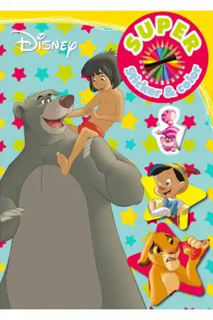 Bestseller Disney Classics Super Sticker & Color Kleurboek