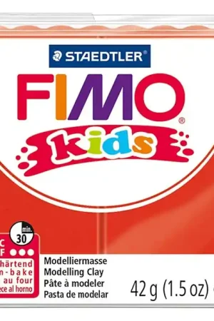 FIMO Kids Boetseerklei Rood, 42gr Beperkt Aanbod