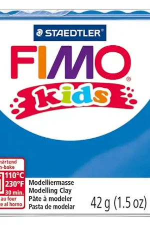 FIMO Kids Boetseerklei Blauw, 42gr Betrouwbaar