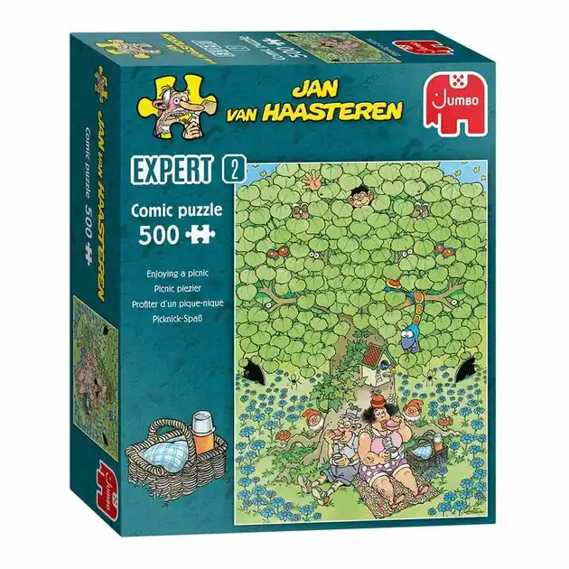 Goedkoop Jan van Haasteren Legpuzzel Expert 2 - Picnic Plezier, 500st.
