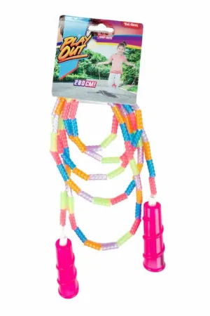 Actieprijs Springtouw met Gekleurde Kralen, 280cm