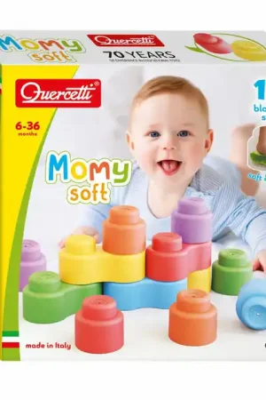 Actieprijs Quercetti Momy Soft Bouwblokken, 12dlg.