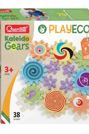 Veilige Betaling Quercetti Kaleido Gears Play Eco Tandwielenset, 38dlg.
