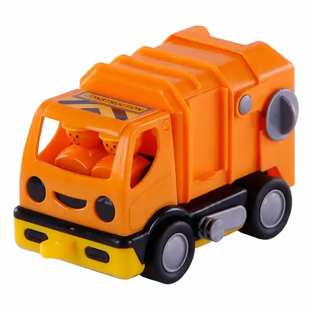 Cavallino Mijn Eerste Vuilniswagen Oranje, 19cm Lage Prijs