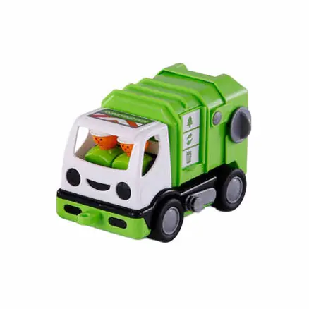 Cavallino Mijn Eerste Vuilniswagen Groen, 19cm Meest Verkocht