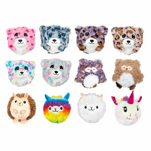 Opblaas Knuffeldier Pluche, 15cm Finale Uitverkoop