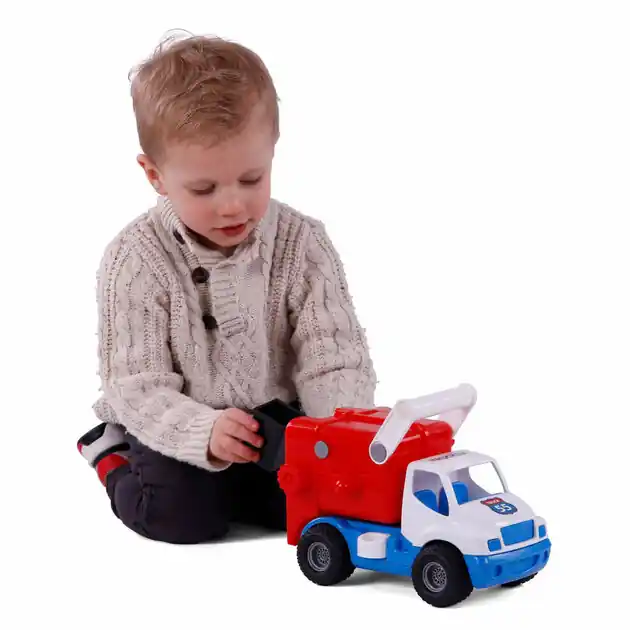 Koop Online Cavallino Grip Vuilniswagen met Rubberbanden, 29cm