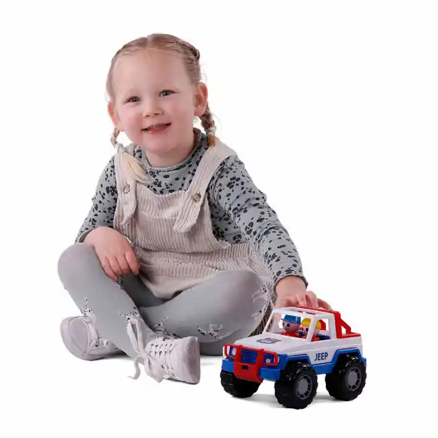 Veilige Betaling Cavallino Jeep met 2 Speelfiguren