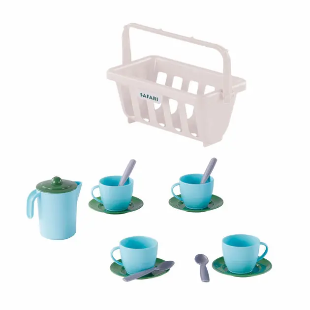 Cavallino Servies in Mand Blauw, 15dlg. Direct Verzonden