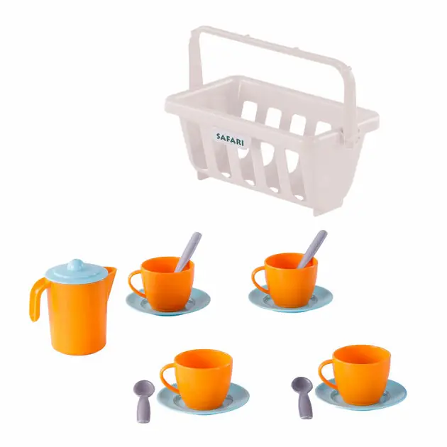 Gratis Retour Cavallino Servies in Mand Oranje, 15dlg.