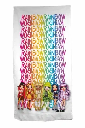 Strandlaken Rainbow High, 70x140cm Koopje