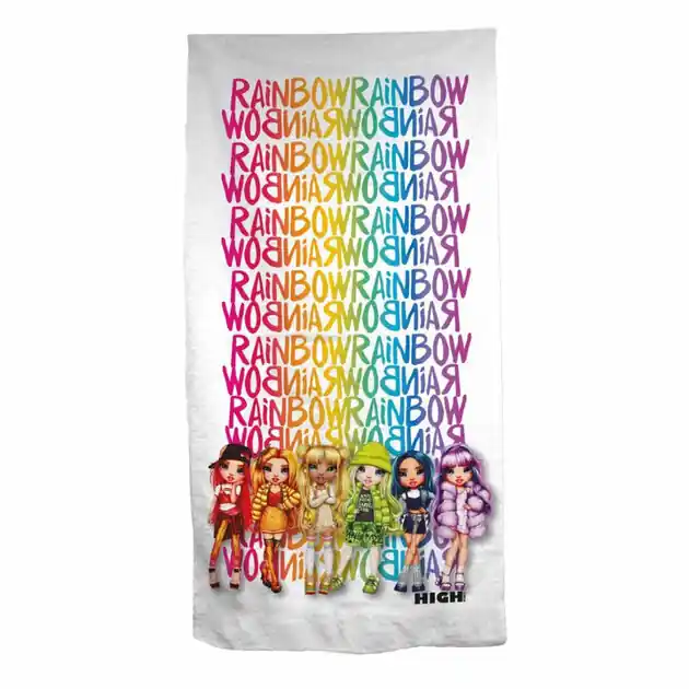 Strandlaken Rainbow High, 70x140cm Koopje