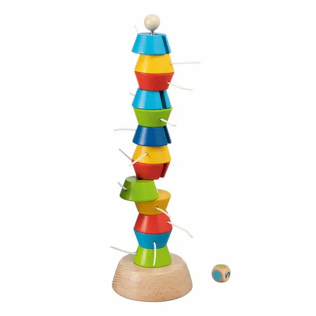 Goki Houten Wiebeltoren Spel, 15dlg. Actieprijs