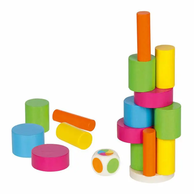 Betaalbaar Goki Houten Balansspel Toren, 27dlg.
