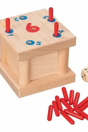 Alleen Vandaag Goki Houten Tricky 6 Pinnen Spel