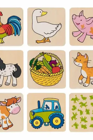 Bestseller Houten Memospel Boerderijdieren