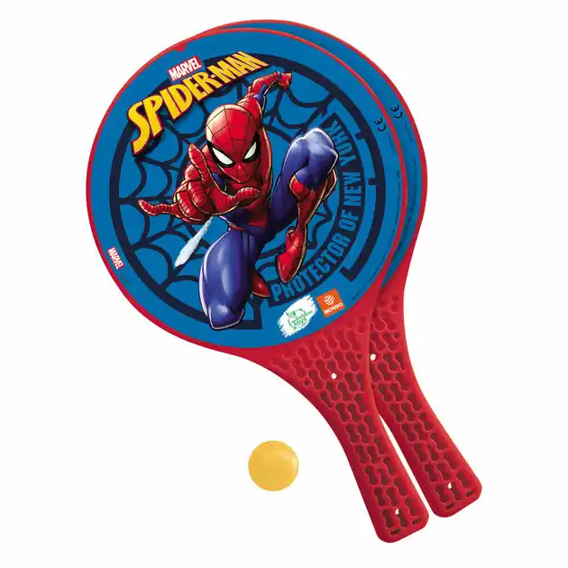Mondo Beachballset Spiderman, 3dlg. Superprijs