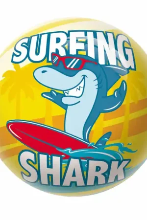 Uitverkoop Mondo Decorbal Surfing Shark, 23cm