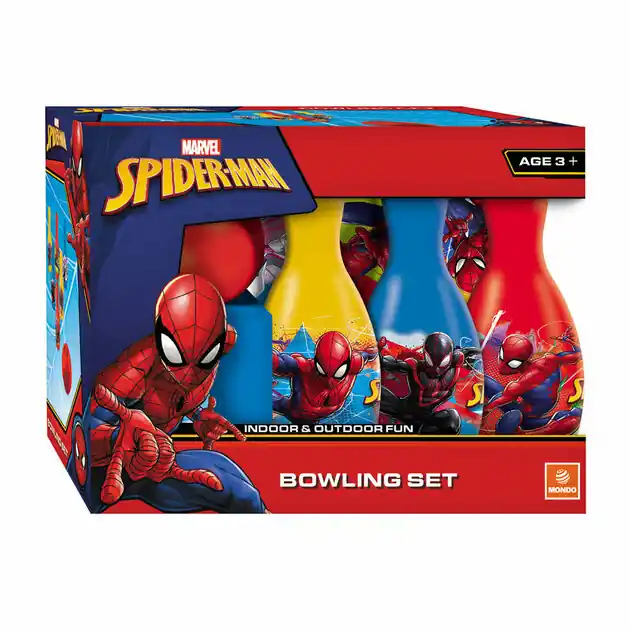 Must-Have Mondo Bowlingset Spiderman, 7dlg.
