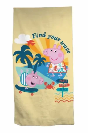 Strandlaken Peppa Pig, 70x140cm Merkproduct