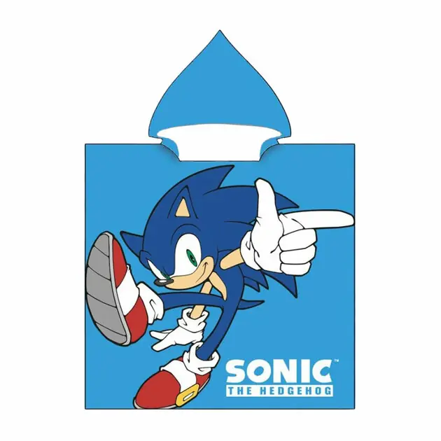 Sonic Handdoek Poncho, 55x110cm Laatste Kans