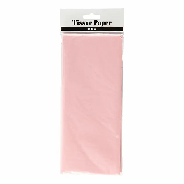 Tissuepapier Lichtroze 10 Vellen 14 gr, 50x70cm Voordeelprijs