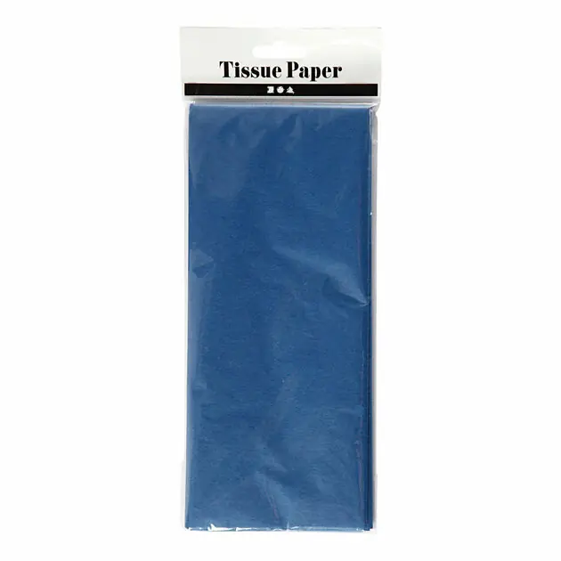 Tissuepapier Blauw 10 Vellen 14 gr, 50x70cm Voordeelprijs