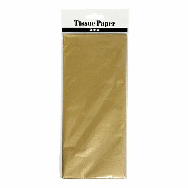 Dagaanbieding Tissuepapier Goud 6 Vellen 14 gr, 50x70cm