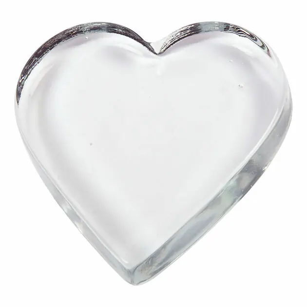 Shop Nu Hart Glas Transparant, 10x9cm