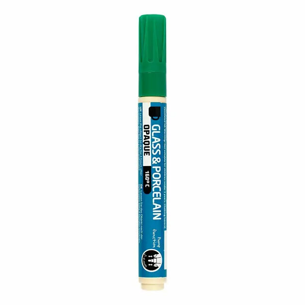 Speciale Aanbieding Glas- en Porseleinstift Dekkend - Groen