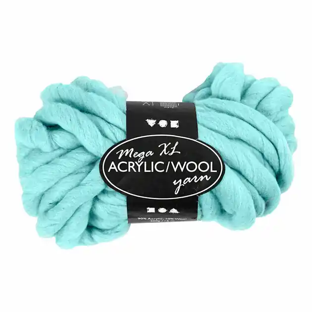 XL Garen van Acvryl - Turquoise, 15m Betaalbaar