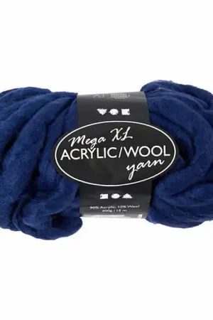 XL Garen van Acvryl - Donkerblauw, 15m Merkproduct