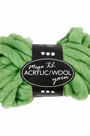 XL Garen van Acvryl - Lime Groen, 15m Koopje