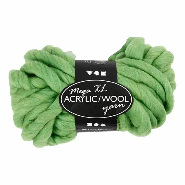 XL Garen van Acvryl - Lime Groen, 15m Koopje