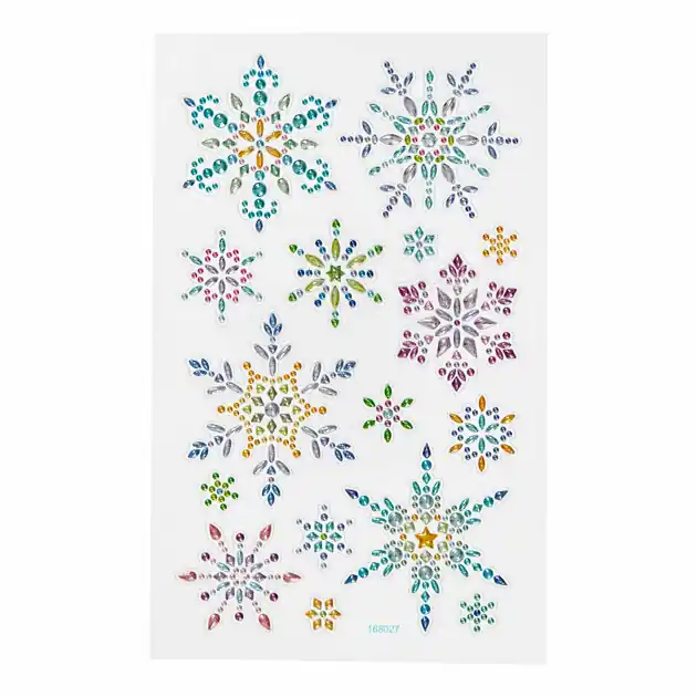 Lage Kosten Diamant Stickers Ijskristallen, 1 Vel