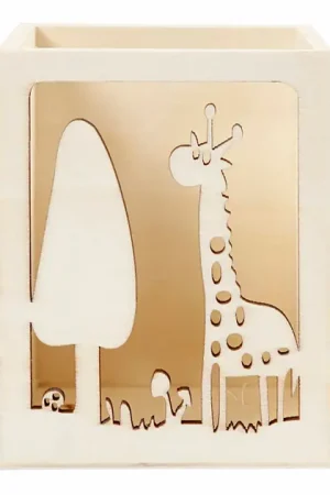 Beste Prijs Houten Pennenbakje Giraffe