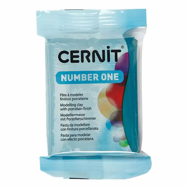 Cernit Boetseerklei Duck Blue, 56 gram Nieuw